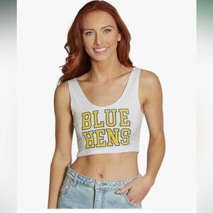 Delaware Blue Hens Lojobands Women's College Gameday Tank Top Tailgate nwt